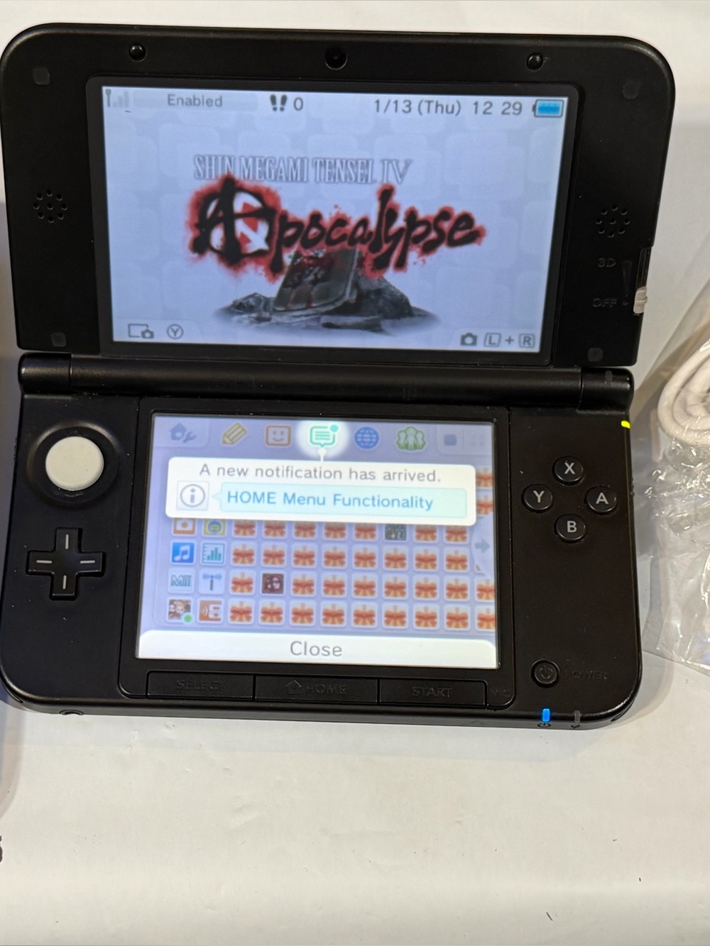 Nintendo 3DS XL Handheld Console in Black